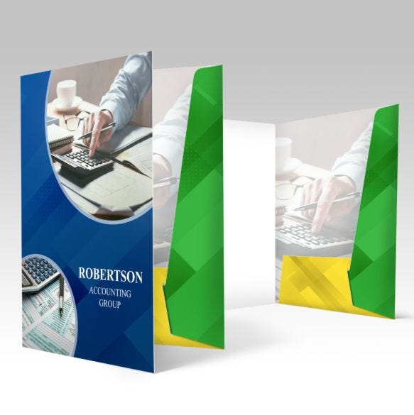 Glue Less 9x12 Presentation Folder - Image 3