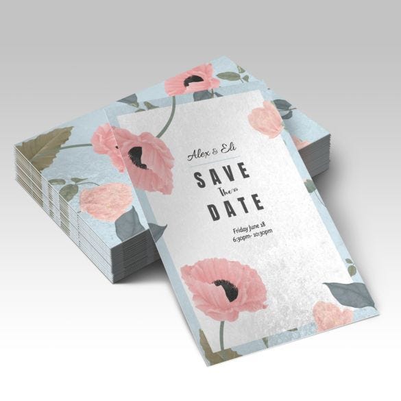 Pearl Announcement Cards - Image 3